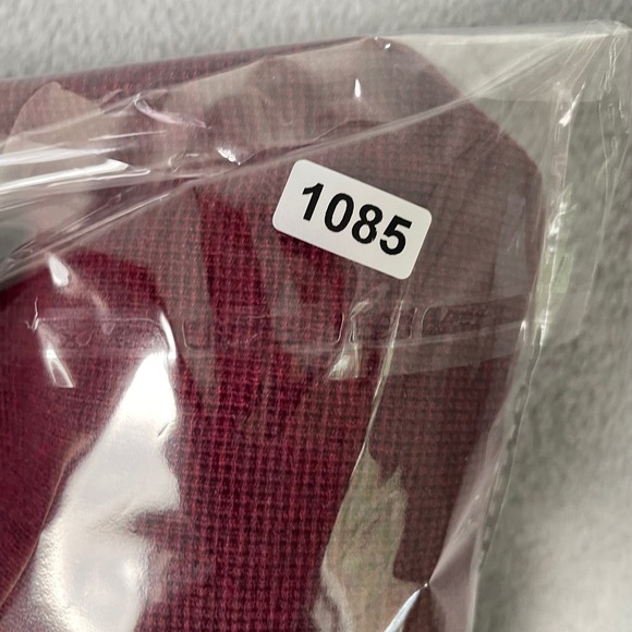 LL Bean Henley Mens XL Tall Burgundy Thermal Long Sleeve Shirt Rugged Classic - Picture 8 of 9